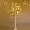 imagePreLit Birch Tree 4FT Lighted Artificial Dead Branches Xmas Tree w 48 Warm White LED Lights Plastic Base Indoor Outdoor Christmas Decoration for Home Office ampamp Party 4FT6ft