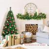 imageRealistic Verdant Christmas Tree Artificial Xmas Tree with 650 Dense Tips and Sturdy Metal Stand Winter Holiday Decoration for Indoor HomeOffice 6 ft5ft