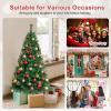 imageRealistic Verdant Christmas Tree Artificial Xmas Tree with 650 Dense Tips and Sturdy Metal Stand Winter Holiday Decoration for Indoor HomeOffice 6 ft6ft