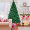 imageRealistic Verdant Christmas Tree Artificial Xmas Tree with 650 Dense Tips and Sturdy Metal Stand Winter Holiday Decoration for Indoor HomeOffice 6 ft8ft
