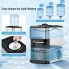imageWater Dispenser with Ice Maker 3 in 1 Countertop Ice Machine with Safety Lock 35 Gallon Bottle Water Cooler for Office Home 48Lbs24H 12 Ice Cubes