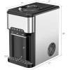 imageWater Dispenser with Ice Maker 3 in 1 Countertop Ice Machine with Safety Lock 35 Gallon Bottle Water Cooler for Office Home 48Lbs24H 12 Ice Cubes
