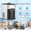 imageWater Dispenser with Ice Maker 3 in 1 Countertop Ice Machine with Safety Lock 35 Gallon Bottle Water Cooler for Office Home 48Lbs24H 12 Ice Cubes