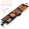 image395 Extra Large Electric Griddle Teppanyaki Grill wNonstick Surface 4 Adjustable Temperature Insulated Handles ampamp Drip Tray Indoor ampamp Outdoor Tabletop Griddle for Party Camping355