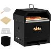 image4 in 1 Pizza Oven Outdoor 2Layer Detachable Pizza Oven wShovel Pizza Stone Cooking Grill Protective Cover ampamp Convenient Handle Charcoal Grill Oven ampamp Fire Pit for Party Camping BBQ