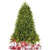 image6FT PreLit Artificial Christmas Tree Premium Spruce Tree with 650 LED Lights ampamp 8 Lighting Modes Hinged Branches ampamp Foldable Metal Stand Ideal for Home Office Party 6ft6ft