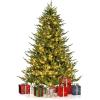 image6FT PreLit Christmas Tree Artificial Christmas Tree with 280 Warm White LED Lights 8 Lighting Modes Foldable Xmas Tree for Home Living Room Holiday Decoration ampamp Family Gatherings 6ft6ft