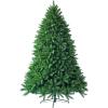 image75ft Unlit Artificial Spruce Christmas Tree Premium Hinged Xmas Tree with Sturdy Metal Stand ampamp Realistic PVC Needles Hinged Design for Indoor Outdoor Home Office Party 75FT7ft 6in