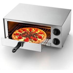 image12 Commercial Electric Pizza Oven Steel Pizza Maker with AntiSkid Foot Pads ampamp Insulated Handle Balance Heating Bakery Oven with Timer Suits for Both Home ampamp Commercial Use Sliver