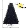 imageArtificial Christmas Tree 75FT Spruce Full Tree Design Hinged with 1258 Branch Tips ampamp Foldable Metal Stand Easy Assembly Holiday Decoration Xmas Tree for Festival Pink 75FTBlack