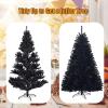 imageArtificial Christmas Tree 75FT Spruce Full Tree Design Hinged with 1258 Branch Tips ampamp Foldable Metal Stand Easy Assembly Holiday Decoration Xmas Tree for Festival Pink 75FTBlack
