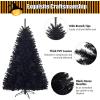 imageArtificial Christmas Tree 75FT Spruce Full Tree Design Hinged with 1258 Branch Tips ampamp Foldable Metal Stand Easy Assembly Holiday Decoration Xmas Tree for Festival Pink 75FTBlack