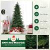 image6FT PreLit Artificial Christmas Tree Green Hinged Xmas Tree with Warm White LED Lights 11 Modes ampamp Remote Control Holiday Decoration Tree for Party Office Home 6ft9ft