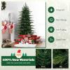 image6FT PreLit Artificial Christmas Tree Green Hinged Xmas Tree with Warm White LED Lights 11 Modes ampamp Remote Control Holiday Decoration Tree for Party Office Home 6ft6ft