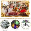 imageChristmas Tree 75 FT Artificial Decoration Tree wPVC Branch Tips Colorful Xmas Ball Decoration ampamp 300 LED Lights Foldable Metal Stand9 Light Strip Modes Xmas Tree for HomeOffice 75ft5ft