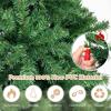 image6ft Artificial Christmas Tree Unlit Hinged Spruce Tree with Dense PVC Branch Tips ampamp Stable Metal Stand Easy Assembly Full Classic Xmas Tree for Indoor and Outdoor Decoration 6FT