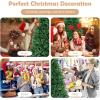 image9ft Artificial Christmas Tree Unlit Hinged Spruce Tree with Dense PVC Branch Tips ampamp Stable Metal Stand Easy Assembly Full Classic Xmas Tree for Indoor and Outdoor Decoration 9FT6ft
