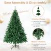 image9ft Artificial Christmas Tree Unlit Hinged Spruce Tree with Dense PVC Branch Tips ampamp Stable Metal Stand Easy Assembly Full Classic Xmas Tree for Indoor and Outdoor Decoration 9FT6ft