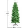 imageArtificial Christmas Tree Xmas Tree with Warm PreLights and LED Lighting Holiday Decoration Tree for Home Office Apartment FamilyFriendly NonFlammable 6ft6ft