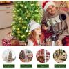 imageArtificial Christmas Tree Xmas Tree with Warm PreLights and LED Lighting Holiday Decoration Tree for Home Office Apartment FamilyFriendly NonFlammable 6ft6ft