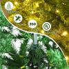 imageArtificial Christmas Tree Xmas Tree with Warm PreLights and LED Lighting Holiday Decoration Tree for Home Office Apartment FamilyFriendly NonFlammable 6ft5ft