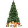 image9ft Artificial Christmas Tree Unlit Hinged Spruce Tree with Dense PVC Branch Tips ampamp Stable Metal Stand Easy Assembly Full Classic Xmas Tree for Indoor and Outdoor Decoration 9FT9ft
