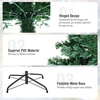 image:imagePrelit Christmas Tree 7FT Indoor Xmas Tree with 1096 PVC Branch Warm White LED Lights amp Removable Metal Hinge Artificial Christmas Tree for Home Holiday Decoration 7FT7ft