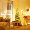 image:imageSlim Artificial Pencil Christmas Tree Xmas Tree with Realistic Foliage amp Sturdy Metal Stand SpaceSaving Decoration for Home Office Apartment Corridor Festive Evergreen 5ft6ft