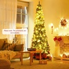 image:imageSlim Artificial Pencil Christmas Tree Xmas Tree with Realistic Foliage amp Sturdy Metal Stand SpaceSaving Decoration for Home Office Apartment Corridor Festive Evergreen 5ft9ft