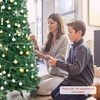 image:imageSlim Artificial Pencil Christmas Tree Xmas Tree with Realistic Foliage amp Sturdy Metal Stand SpaceSaving Decoration for Home Office Apartment Corridor Festive Evergreen 5ft9ft