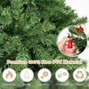 image:image75ft Artificial Christmas Tree Unlit Hinged Spruce Tree with Dense PVC Branch Tips amp Stable Metal Stand Easy Assembly Full Classic Xmas Tree for Indoor and Outdoor Decoration 75FT9ft