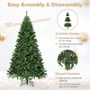 image:image75ft Artificial Christmas Tree Unlit Hinged Spruce Tree with Dense PVC Branch Tips amp Stable Metal Stand Easy Assembly Full Classic Xmas Tree for Indoor and Outdoor Decoration 75FT7ft 6in