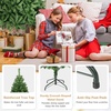image:image75ft Artificial Christmas Tree Unlit Hinged Spruce Tree with Dense PVC Branch Tips amp Stable Metal Stand Easy Assembly Full Classic Xmas Tree for Indoor and Outdoor Decoration 75FT7ft 6in