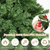 image:image75ft Artificial Christmas Tree Unlit Hinged Spruce Tree with Dense PVC Branch Tips amp Stable Metal Stand Easy Assembly Full Classic Xmas Tree for Indoor and Outdoor Decoration 75FT7ft 6in