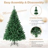 image:image75ft Artificial Christmas Tree Unlit Hinged Spruce Tree with Dense PVC Branch Tips amp Stable Metal Stand Easy Assembly Full Classic Xmas Tree for Indoor and Outdoor Decoration 75FT6ft