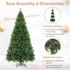 image:image75ft Artificial Christmas Tree Unlit Hinged Spruce Tree with Dense PVC Branch Tips amp Stable Metal Stand Easy Assembly Full Classic Xmas Tree for Indoor and Outdoor Decoration 75FT9ft