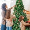 image:image75ft Artificial Christmas Tree Unlit Hinged Spruce Tree with Dense PVC Branch Tips amp Stable Metal Stand Easy Assembly Full Classic Xmas Tree for Indoor and Outdoor Decoration 75FT6ft