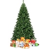 image:image75ft Artificial Christmas Tree Unlit Hinged Spruce Tree with Dense PVC Branch Tips amp Stable Metal Stand Easy Assembly Full Classic Xmas Tree for Indoor and Outdoor Decoration 75FT7ft 6in