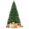 image:image75ft Artificial Christmas Tree Unlit Hinged Spruce Tree with Dense PVC Branch Tips amp Stable Metal Stand Easy Assembly Full Classic Xmas Tree for Indoor and Outdoor Decoration 75FT9ft